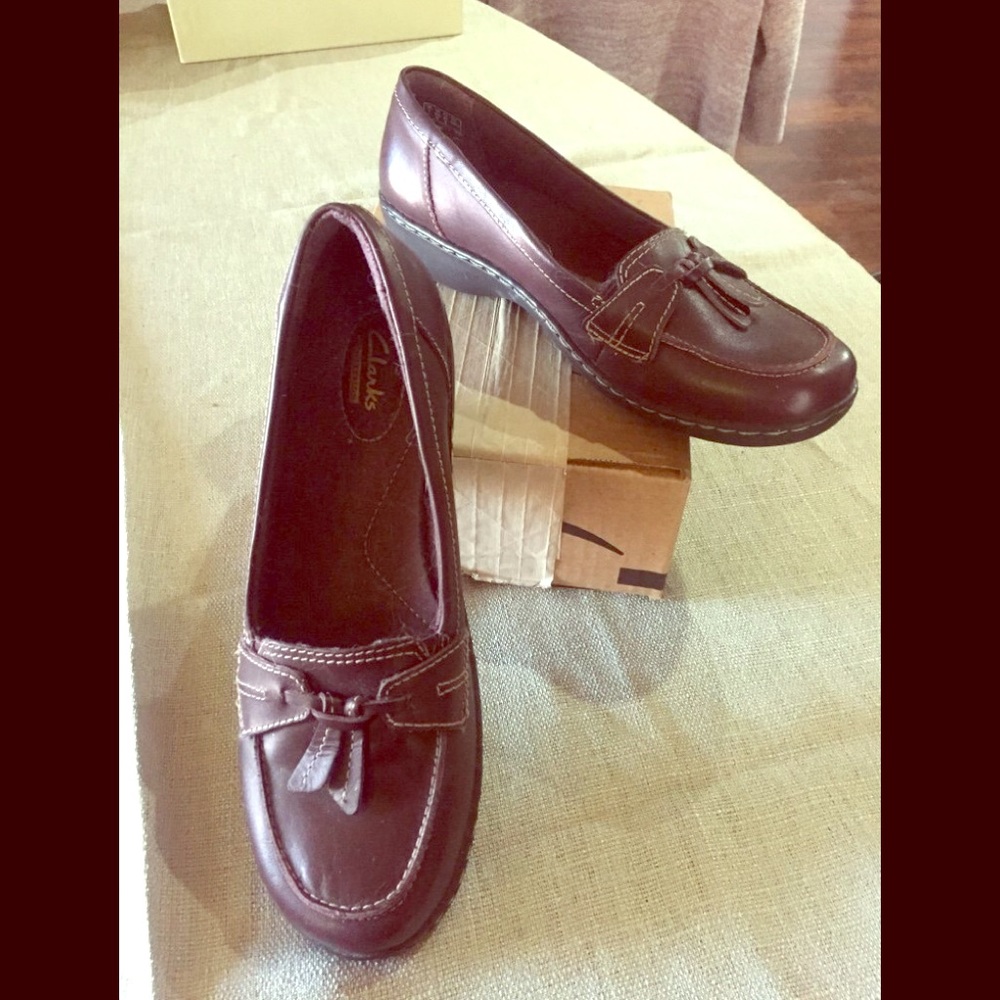 Brown loafers